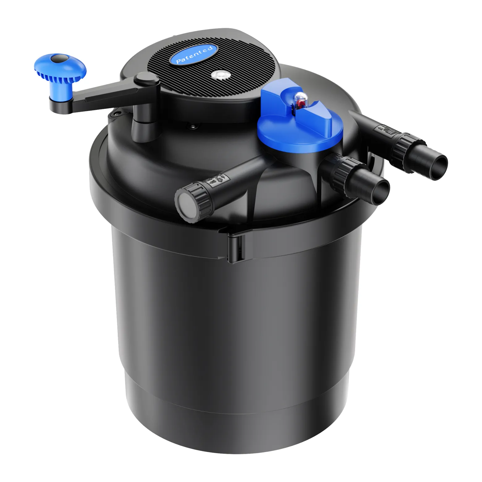 SunSun CPF-2500 Druckteichfilter 6000 l/h / 11 W UVC Einheit, Teichdruckfilter für Teiche bis 6000 Liter, Teichklärer, Filteranlage