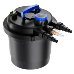SunSun CPF-180 Druckteichfilter 9000 l/h / 11 W UVC Einheit, Teichdruckfilter für Teiche bis 6000 Liter, Teichklärer, Filteranlage