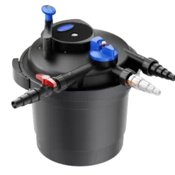 SunSun CPF-5000 Druckteichfilter 8000 l/h / 11 W UVC, Einheit Teichdruckfilter für Teiche bis 8000 Liter, Teichklärer, Filteranlage