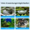 SunSun CTF-7000 SuperECO Teichpumpe 7000 l/h / 50 W, energiesparende Filterpumpe, Bachlaufpumpe für Koiteiche, Umwälzpumpe, Gartenteichpumpe