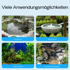 SunSun CTF-5000 SuperECO Teichpumpe 5000 l/h / 30 W, energiesparende Filterpumpe, Bachlaufpumpe für Koiteiche, Umwälzpumpe, Gartenteichpumpe