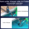 SunSun CTM-7000 SuperECO Teichpumpe 7000 l/h / 50 W, energiesparende Filterpumpe, Bachlaufpumpe für Koiteiche, Umwälzpumpe, Gartenteichpumpe