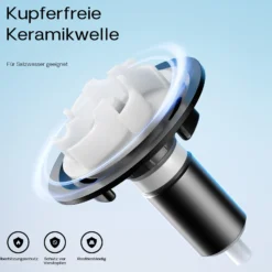 SunSun CTP-5800 SuperECO Teichpumpe 5200 l/h / 40 W, energiesparende Filterpumpe, Bachlaufpumpe für Koiteiche, Umwälzpumpe, Gartenteichpumpe
