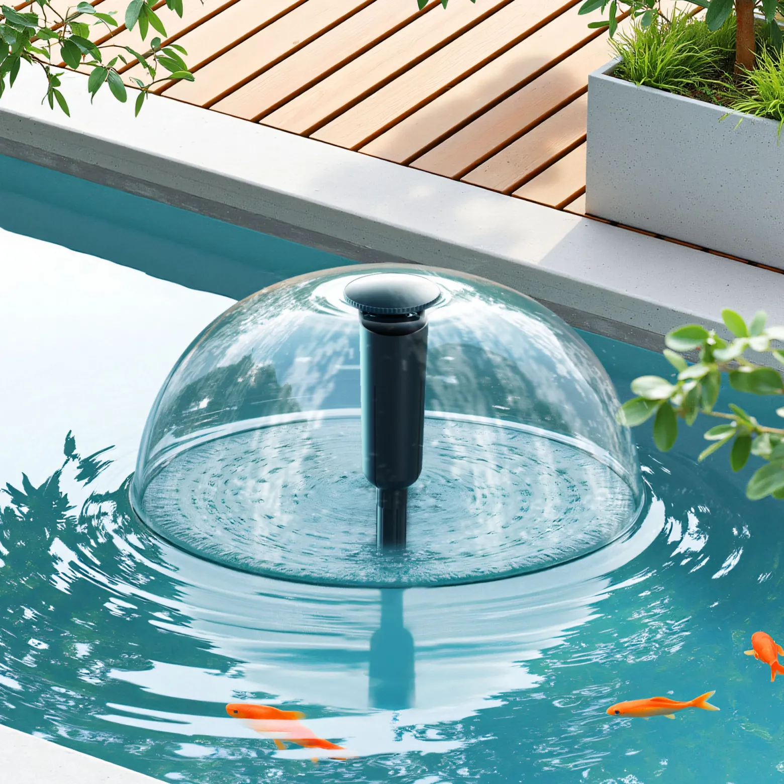 SunSun CTP-5003 SuperECO Teichpumpe 5000 l/h 30 W, 3,3 m Förderhöhe, als Springbrunnenpumpe Filterpumpe Skimmerpumpe regelbar höhenverstellbar