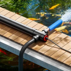 SunSun CUV-172 Teichklärer 6000 l/h / 72 W UVC, Vorklärgerät für Teichfilter & Teichpumpe, Wasserklärer mit UV-Lampe, Lichtfilter zur Algenbekämpfung