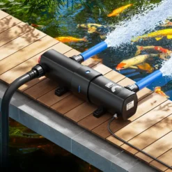 SunSun CUV-236 Teichklärer 6000 l/h / 36 W UVC, Vorklärgerät für Teichfilter & Teichpumpe, Wasserklärer mit UV-Lampe, Lichtfilter zur Algenbekämpfung