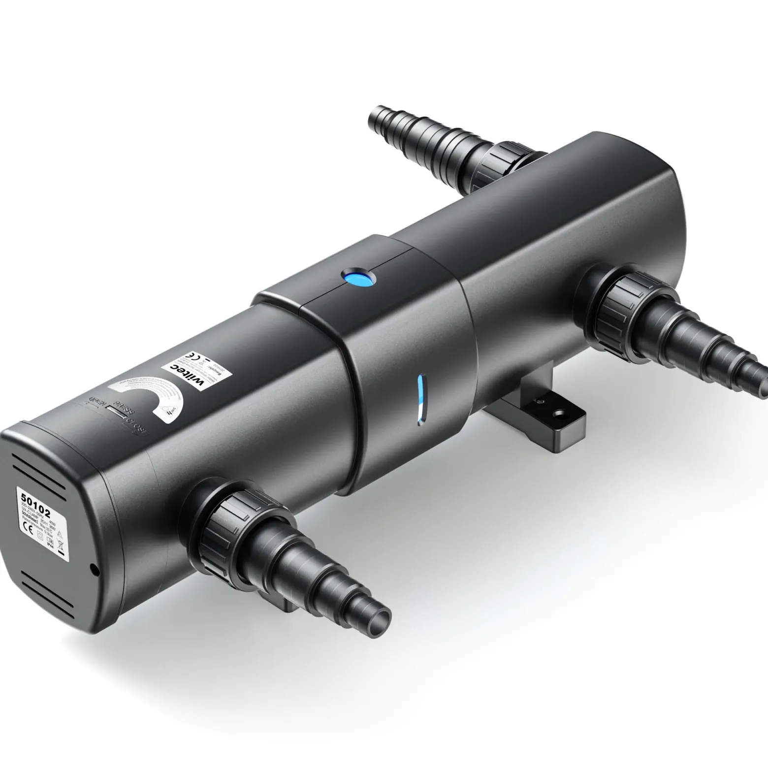 SunSun CUV-236 Teichklärer 6000 l/h / 36 W UVC, Vorklärgerät für Teichfilter & Teichpumpe, Wasserklärer mit UV-Lampe, Lichtfilter zur Algenbekämpfung