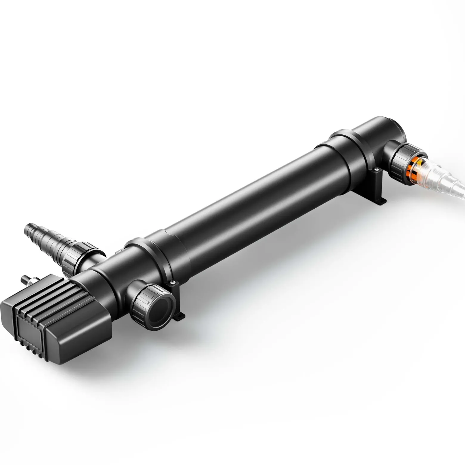 SunSun CUV-155 Teichklärer 5000 l/h / 55 W UVC, Vorklärgerät für Teichfilter & Teichpumpe, Wasserklärer mit UV-Lampe, Lichtfilter zur Algenbekämpfung