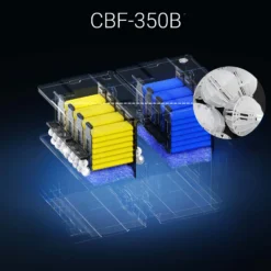 SunSun Ersatzteil 55 Bio Kugeln für Bio Teichfilter CBF-350B - Durchlauffilter Teich bis 60.000 L Teichvolumen - bis 10000 l/h - 2 Kammer-System Teich Filter Biofilter Koiteich - Filtermaterial