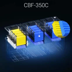 SunSun Ersatzteil Filtermatte Filterschwamm grob blau für Bio Teichfilter CBF-350B - Durchlauffilter Teich bis 60.000 L Teichvolumen - bis 10000 l/h - 2 Kammer-System Teich Filter Biofilter Koiteich