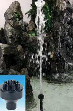 SunSun Ersatzteil für Aquariumpumpe HJ-1543/1843 Aufsatz Set 3, Aufsatzset mit Springbrunnendüse für Teichpumpe, effiziente Aquariumpumpe