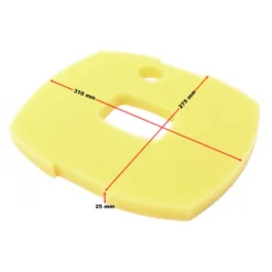 SunSun Ersatzteil für CUF-2800-5800 Teichpumpe – Filterschwamm – gelb – fein 25 mm – für Springbrunnenpumpe, Teichfilter Zubehör