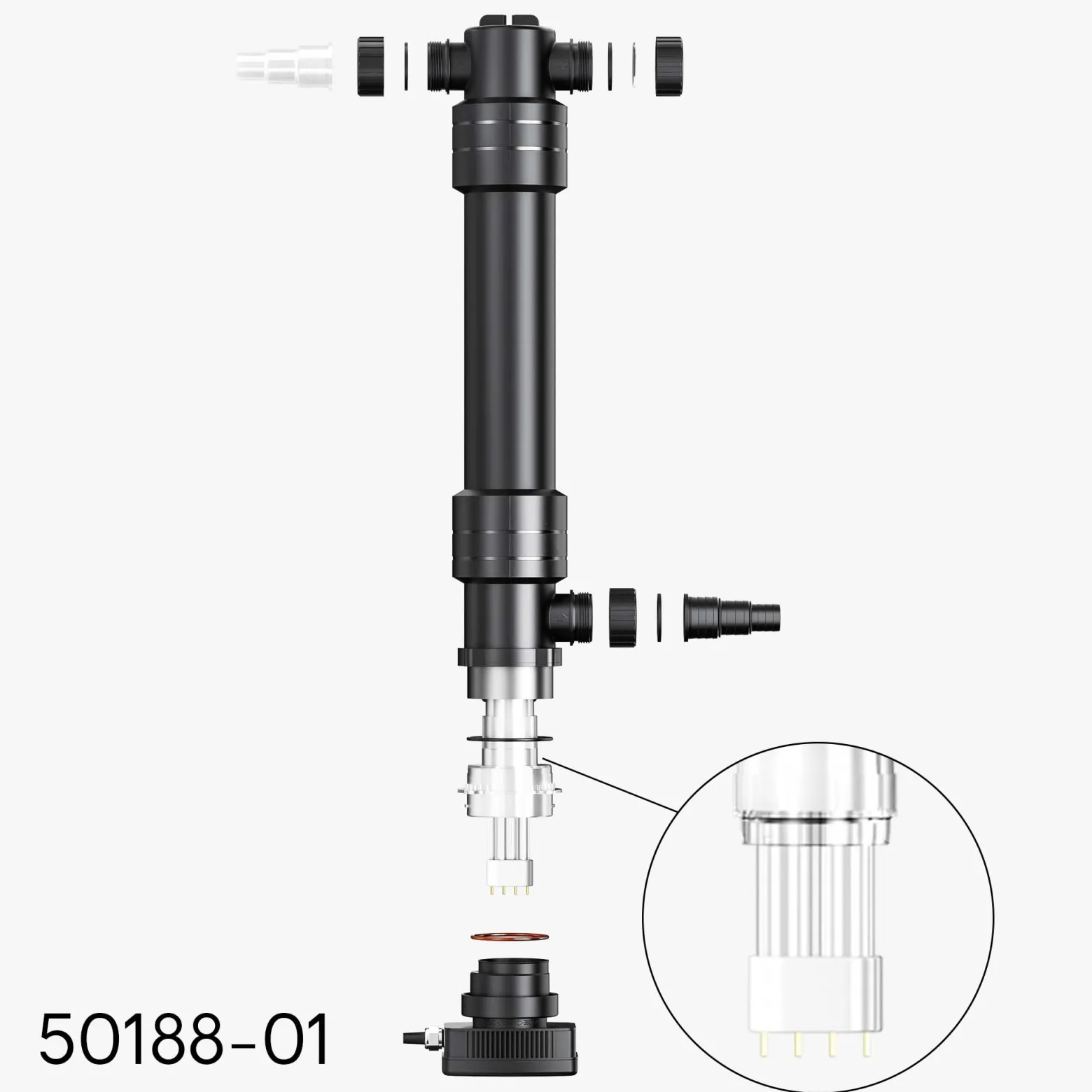 SunSun Ersatzteil für CUV-636 Teichklärer – UV-C Lampe – 36 W – für Teiche, UV Leuchtmittel, UVC Teichfilter Zubehör