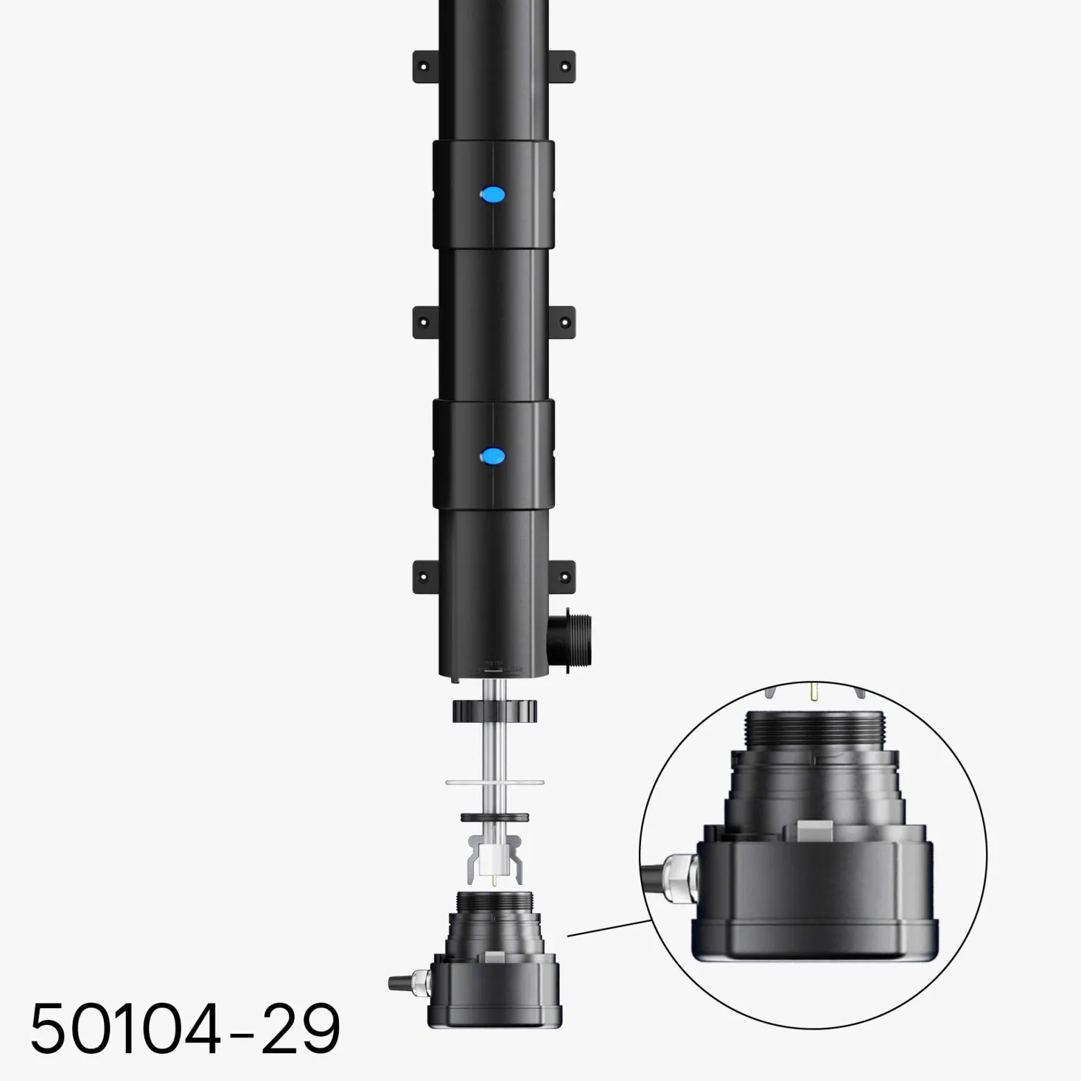 SunSun Ersatzteil für CUV-272 Teichklärer – Anschlusseinheit – für Teichfilter, UV Leuchtmittel, UVC Klärer Zubehör