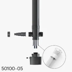 SunSun Ersatzteil für CUV-155 Teichklärer – Quarzglashülse – transparent – für Teiche, UV Lampe, Filter, UVC Teichfilter Zubehör