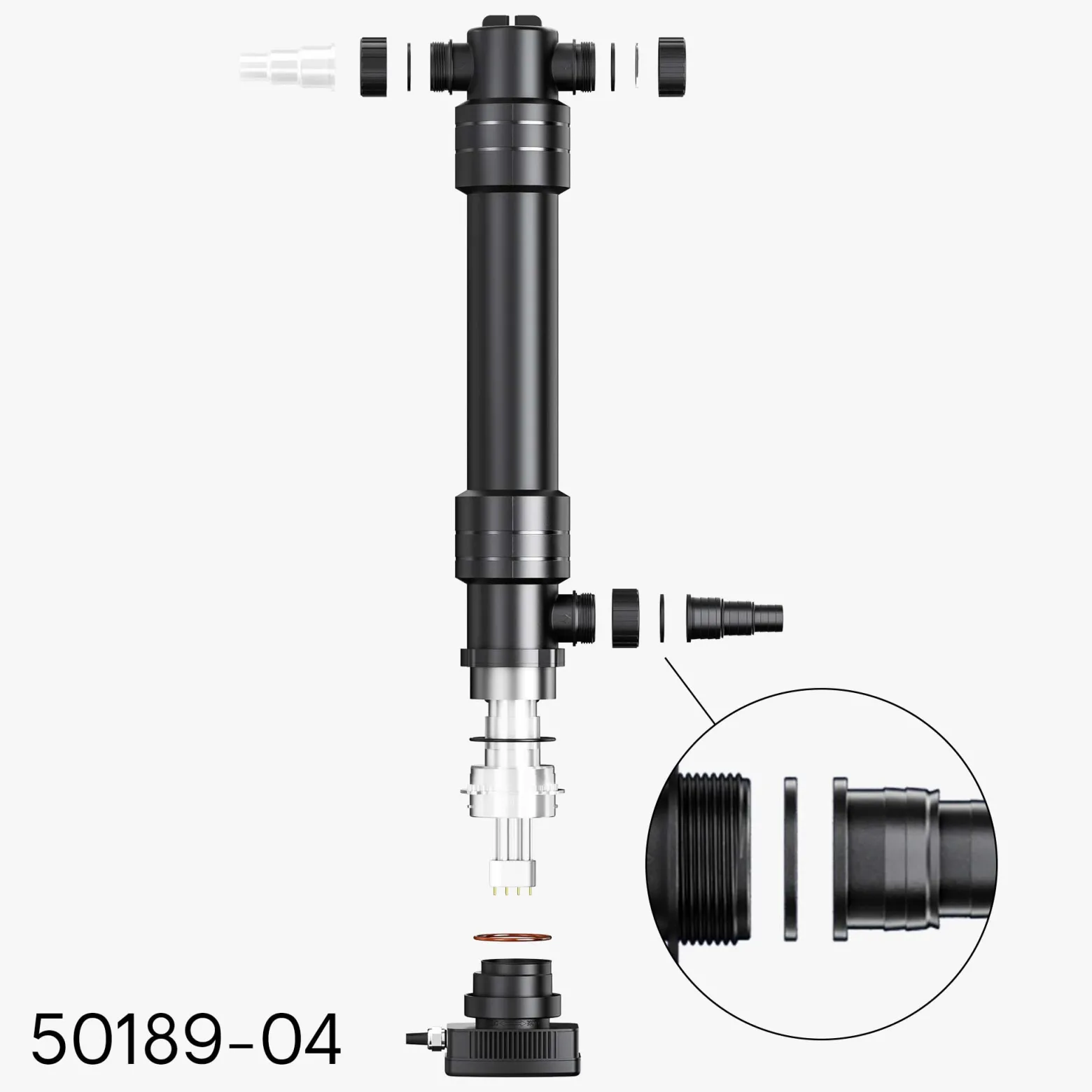 Sun Sun Ersatzteil für CUV-655 Teichklärer – Gummiring – für Teichfilter, UV Leuchtmittel, UVC Klärer Zubehör