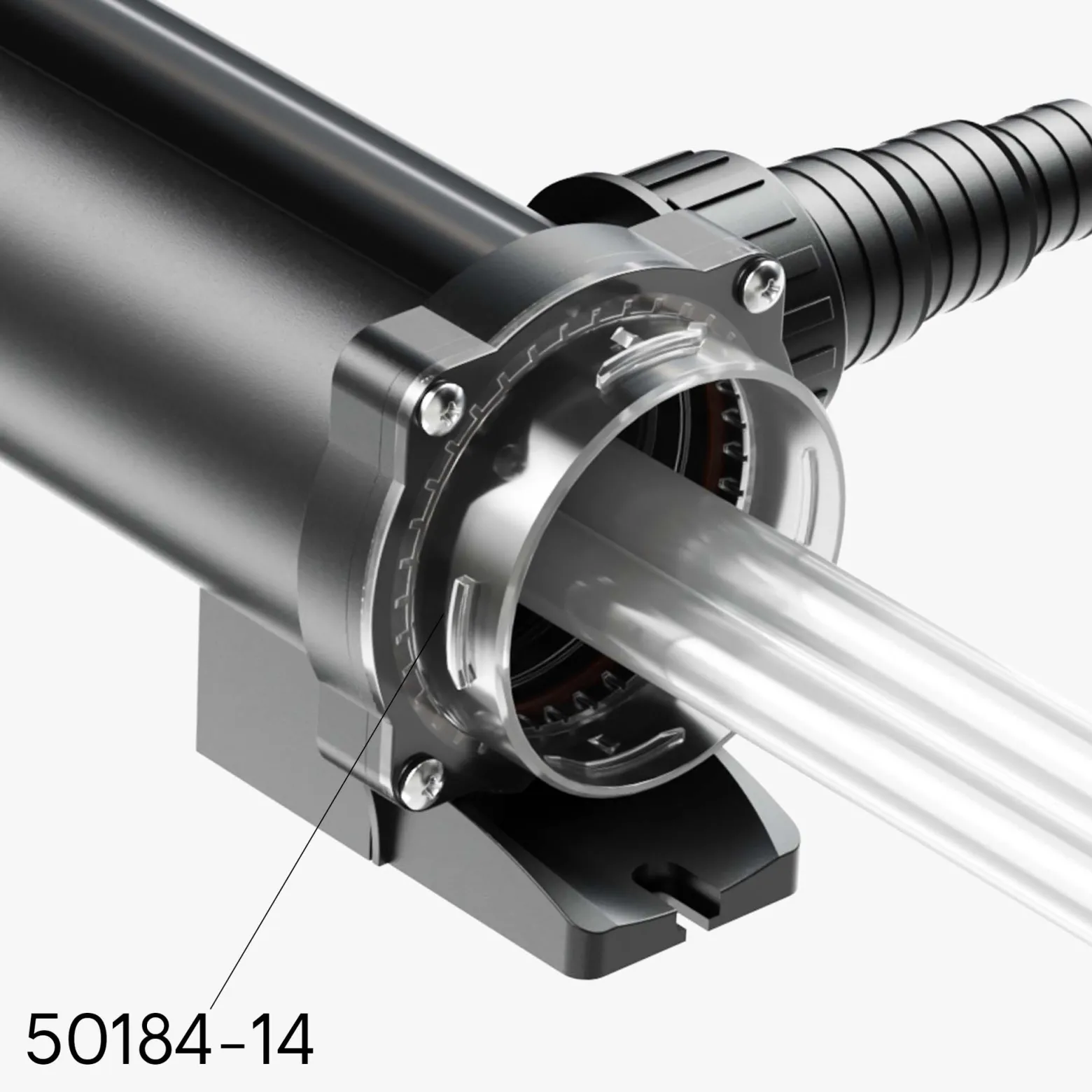 SunSun Ersatzteil für CUV-324 Teichklärer – Quarzglashülse – für Teichfilter, UV Leuchtmittel, UVC Klärer Zubehör