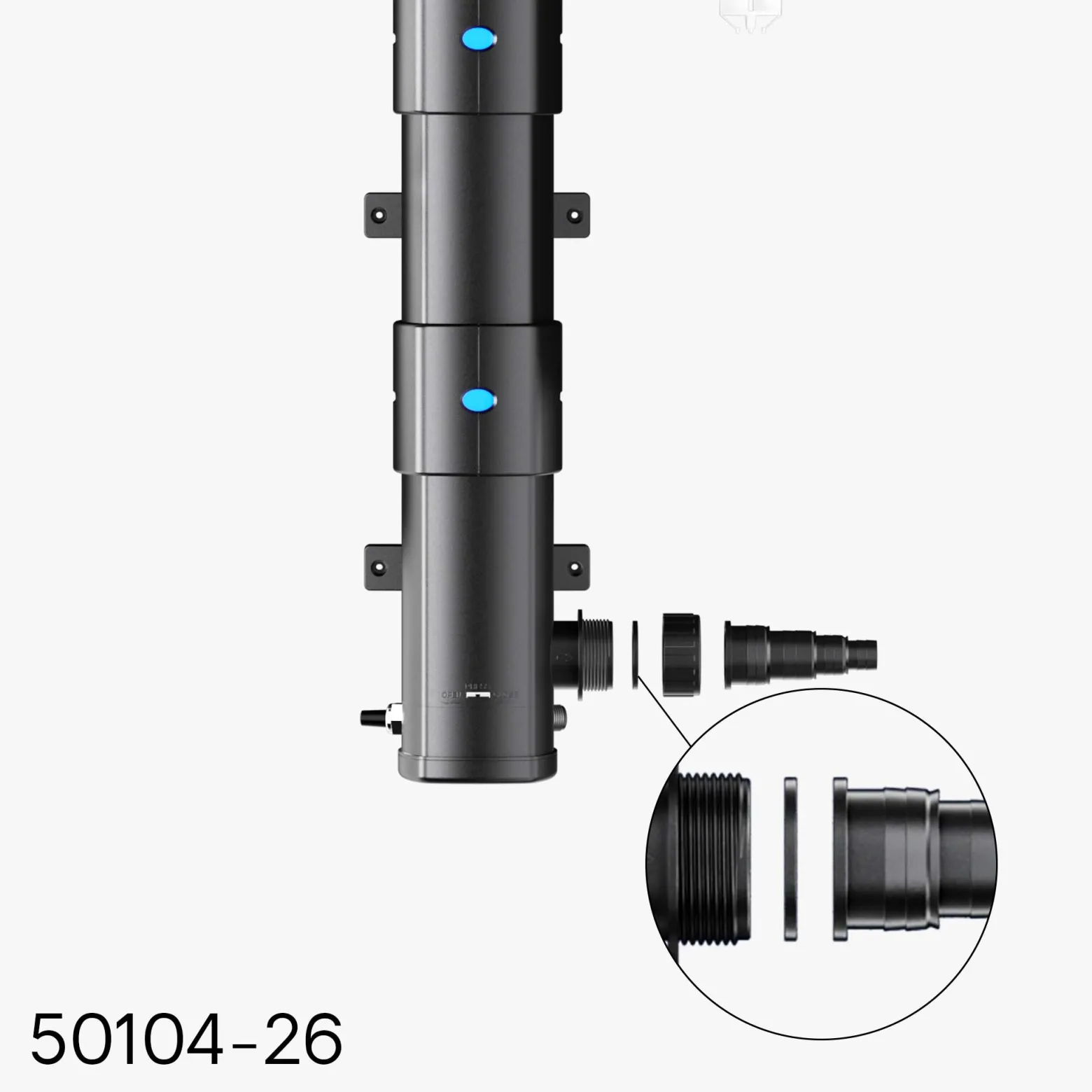 Sun Sun Ersatzteil für CUV-272 Teichklärer – Gummiring – für Teichfilter, UV Leuchtmittel, UVC Zubehör Klärer