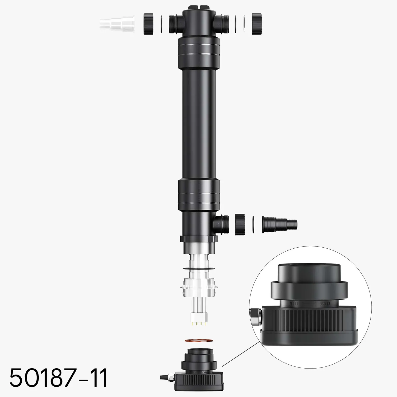 SunSun Ersatzteil für CUV-624 Teichklärer – Anschlusseinheit – für Teichfilter, UV Leuchtmittel, UVC Klärer Zubehör