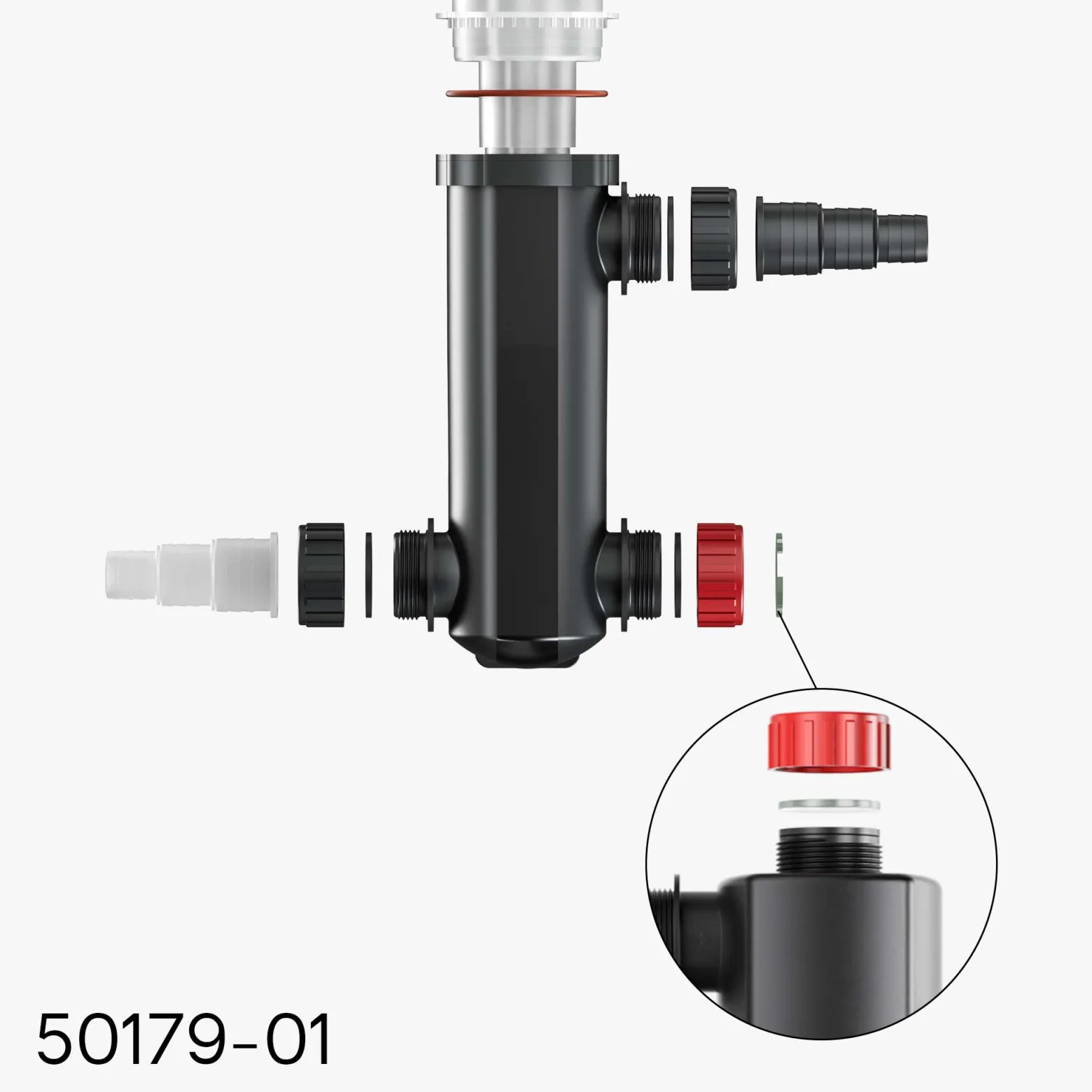 Sun Sun Ersatzteil für CUV-318 Teichklärer – Anzeige Glas – für Teichfilter, UV Leuchtmittel, UVC Klärer Zubehör
