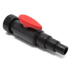 SunSun Ersatzteil für Druckteichfilter CPF-15000 Kugelhahn mit Schraubring Ø47 mm, Absperrhahn inkl. Schlauchstufentüllen für Teichdruckfilter
