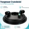 SunSun Ersatzteil für Druckteichfilter CPF-280 Deckel, Teichdruckfilter UVC-Lampe 11 W, 9000 l/h Teichfilteranlage, effiziente Wasserfilterung