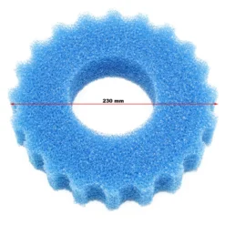 SunSun Ersatzteil für Druckteichfilter CPF-2500 Schwamm blau, effiziente Teichfilteranlage 6000 l/h, Teichdruckfilter mit UVC-Lampe