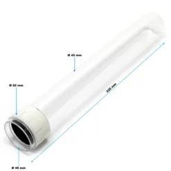 SunSun Ersatzteil für Druckteichfilter CPF-5000 Quarzglas, Teichdruckfilter UV-Lampe 18 W, 10000 l/h Teichfilteranlage