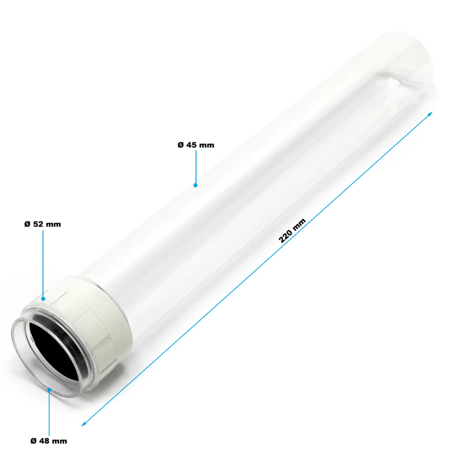 SunSun Ersatzteil für Druckteichfilter CPF-5000 Quarzglas, Teichdruckfilter UV-Lampe 18 W, 10000 l/h Teichfilteranlage