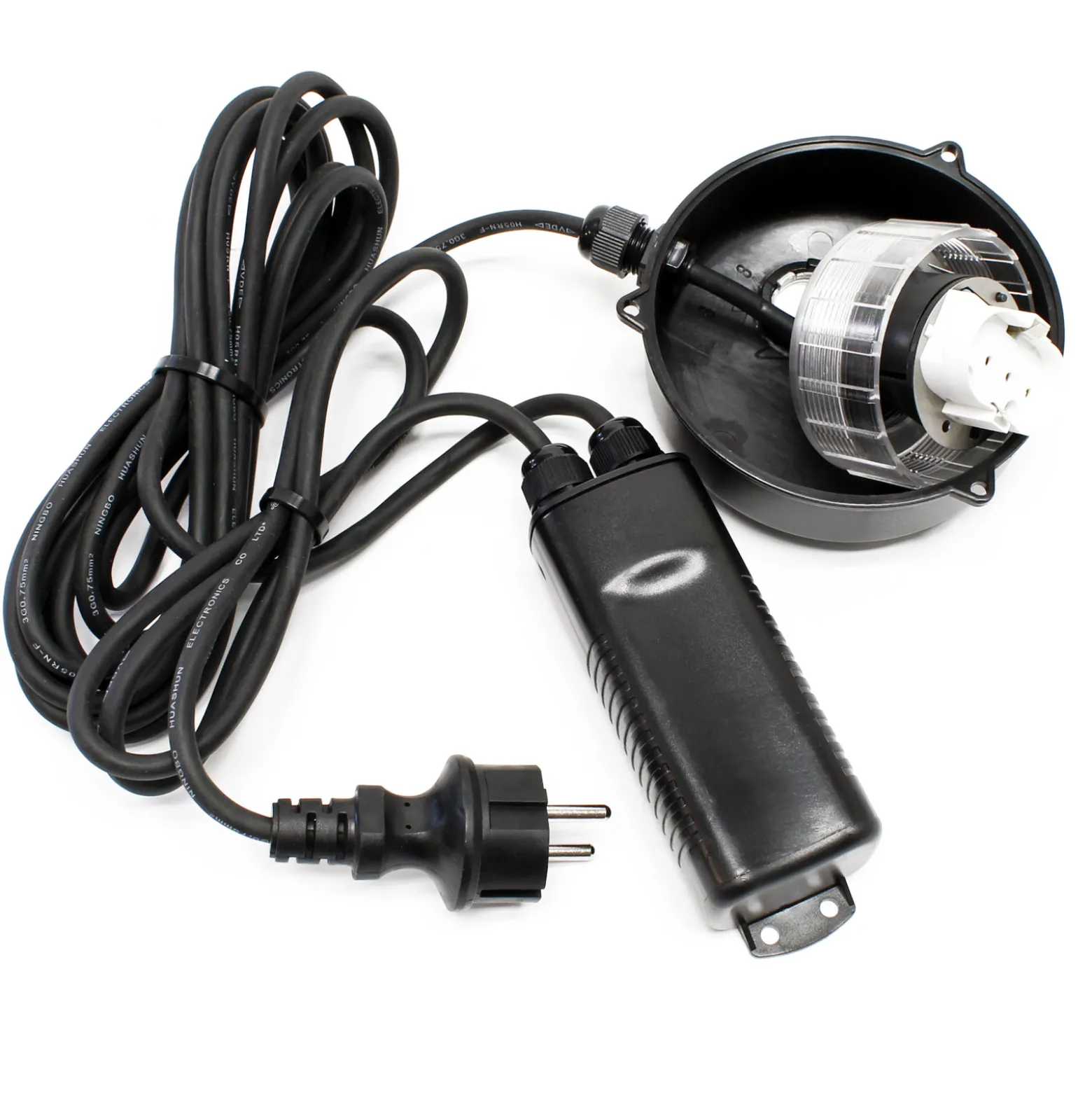 SunSun Ersatzteil für Druckteichfilter CPF-500 Elektroanschluss-Einheit, Teichdruckfilter UVC-Lampe, 12000 l/h Teichfilteranlage