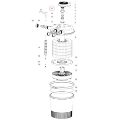 SunSun Ersatzteil für Druckteichfilter CPF-20000/30000 Handgriff, Teichdruckfilter UVC-Lampe, effiziente Teichfilteranlage
