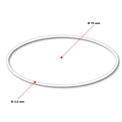 SunSun Ersatzteil für Druckteichfilter CPF-Serie Fixierung für O-Ring, Teichdruckfilter UVC-Lampe, effiziente Teichfilteranlage