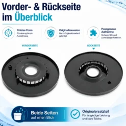 SunSun Ersatzteil für Druckteichfilter ab Q1/2021 Justierplatte Ø 294 mm, Teichdruckfilter UVC-Lampe, Teichfilteranlage hohe Wasserdurchlaufmenge
