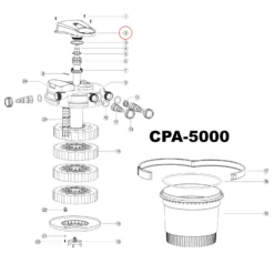 SunSun Ersatzteil für Druckteichfilter CPA-5000 Elektroanschluss-Einheit, Teichdruckfilter UVC-Lampe 11 W, 8000 l/h Teichfilteranlage