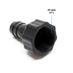 SunSun Ersatzteil für HJ-5000 Teichpumpe – Schlauchtülle mit Überwurfmutter – Verbinder – 20 mm – für Teich, Gartenpumpe, Skimmer, Bachlauf Zubehör