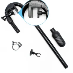 SunSun Ersatzteil für HW-302 Aquarium Außenfilter - Ansaugung Set, Ansaugungsset für Aquariumfilter inkl. Ansaugkorb, Schlauchschelle, Saughalter, Fixierungsklemme und Ansaugbogenrohr