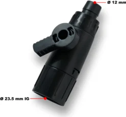 SunSun Ersatzteil für HW-603B Aquarium Außenfilter – Einlass- und Auslassventil – Ø 12 mm – 23,5 mm IG – für Aquarium Aquaristik Zubehör