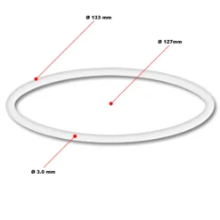 SunSun Ersatzteil für Schwimmbadpumpe O-Ring 1, leistungsstarke Poolfilteranlage, Filterpumpe mit hoher Förderleistung, robuste Pool Pumpe