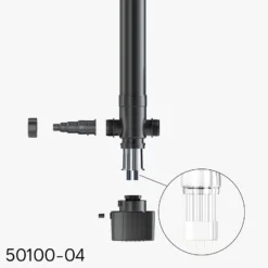 SunSun Ersatzteil für Teichklärer CUV-155 - UV-C Lampe 55 W - Ersatz Leuchtmittel für Vorklärgerät für Teichfilter & Teichpumpe, Wasserklärer mit UV-Lampe, Lichtfilter zur Algenbekämpfung