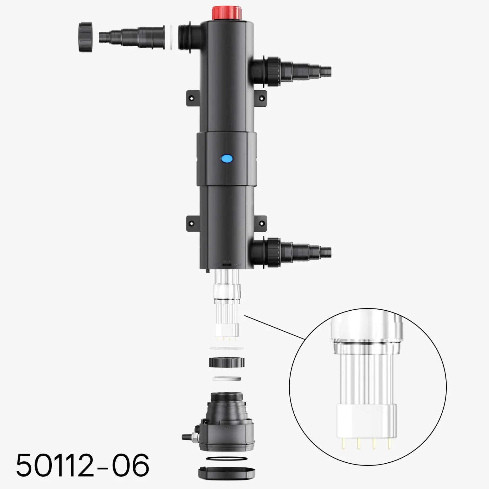 SunSun Ersatzteil für Teichklärer CUV-218 - UV-C Lampe 18 W - Ersatz Leuchtmittel für Vorklärgerät für Teichfilter & Teichpumpe, Wasserklärer mit UV-Lampe, Lichtfilter zur Algenbekämpfung