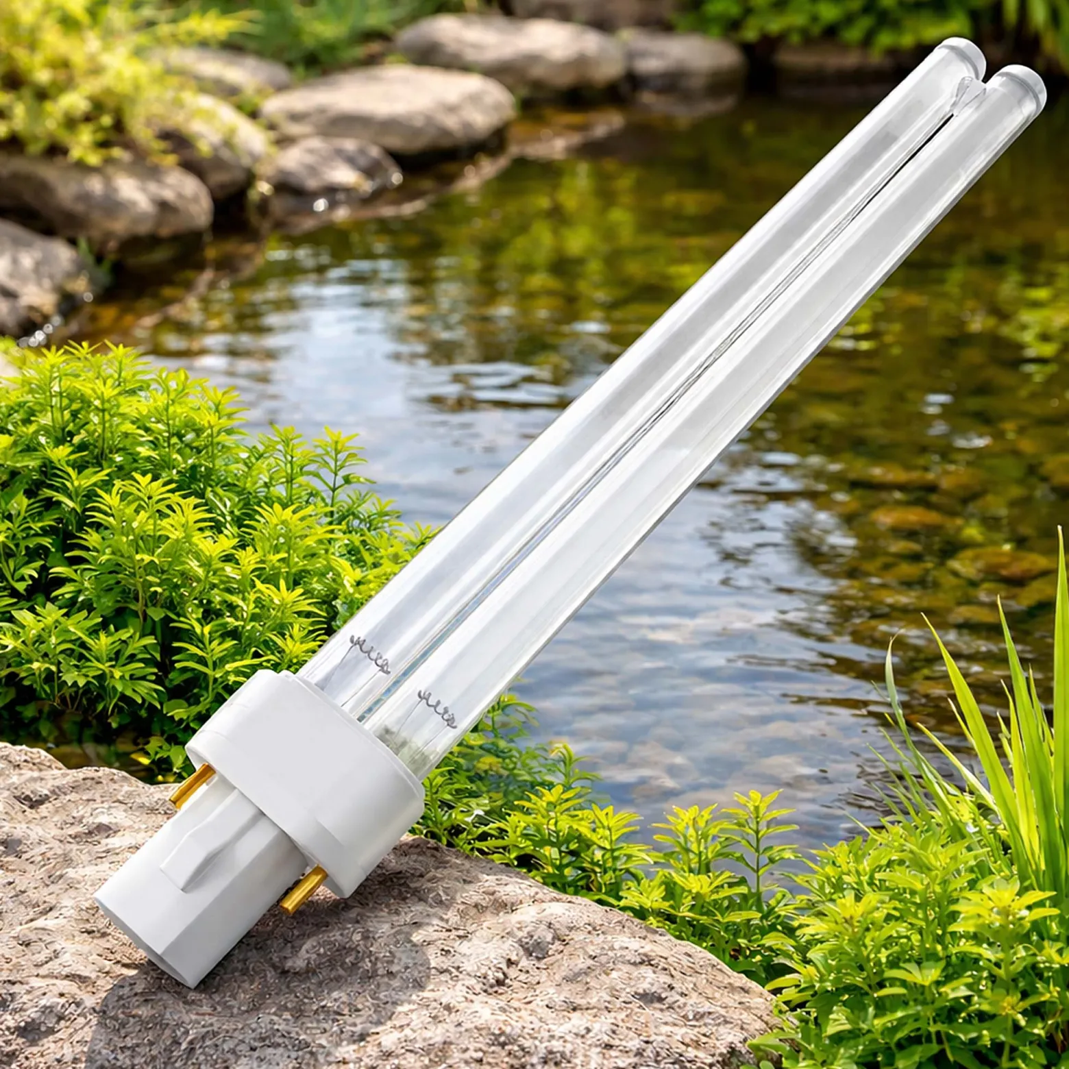 SunSun Ersatzteil für Teichklärer - UV-C Lampe 5 W - Ersatz Leuchtmittel für Vorklärgerät für Teichfilter & Teichpumpe, Wasserklärer mit UV-Lampe, Lichtfilter zur Algenbekämpfung