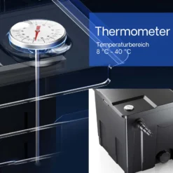 SunSun Ersatzteil Thermometer für Bio Teichfilter CBF-350B - Durchlauffilter Teich bis 60.000 L Teichvolumen - bis 10000 l/h - 2 Kammer-System Teich Filter Biofilter Koiteich