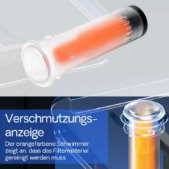 SunSun Ersatzteil Wasserstandsanzeiger für Bio Teichfilter CBF-350B - Durchlauffilter Teich bis 60.000 L Teichvolumen - bis 10000 l/h - 2 Kammer-System Teich Filter Biofilter Koiteich