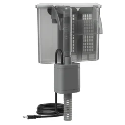 SunSun HBL-303 Hang on Filter Aquarium Anhängefilter 350l/h für Aquarien bis 40l, mit Filtermedien