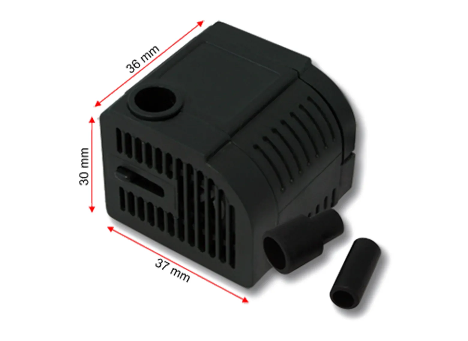 SunSun HJ-211 ECO Aquarium Pumpe 200 L/h 2 W kleine Aquariumpumpe 37×36×30 mm mit regulierbarem Durchfluss für Mini Aquarium