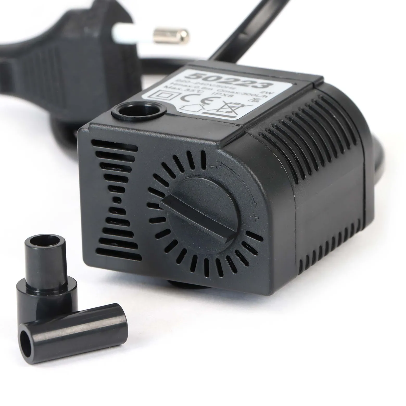 SunSun HJ-311 ECO Aquarium Pumpe 300 L/h 2 W kleine Aquariumpumpe 44×48×34 mm mit regulierbarem Durchfluss für Mini Aquarium