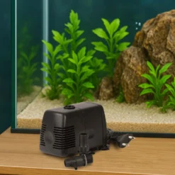 SunSun HJ-1142 ECO Aquarium Pumpe 1000 L/h 22 W kleine Aquariumpumpe mit Filterschwamm und Sauerstoffschlauch für Mini Aquarium