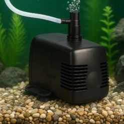 SunSun HJ-1142 ECO Aquarium Pumpe 1000 L/h 22 W kleine Aquariumpumpe mit Filterschwamm und Sauerstoffschlauch für Mini Aquarium