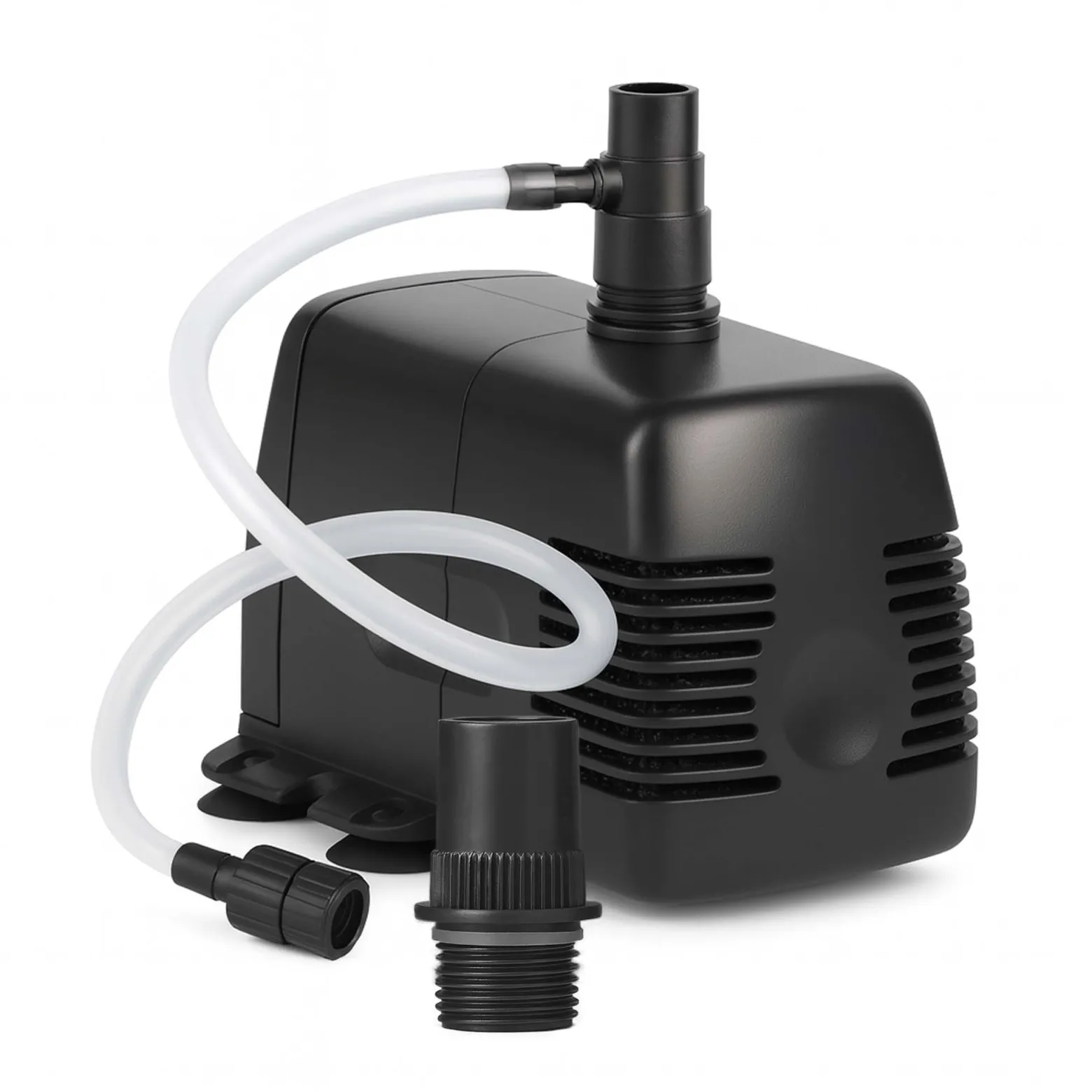 SunSun HJ-542 ECO Aquarium Pumpe 400 L/h 5 W kleine Aquariumpumpe mit Filterschwamm und Sauerstoffschlauch für Mini Aquarium