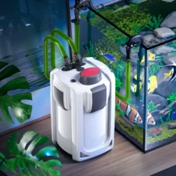 SunSun HW-704A Aquariumaußenfilter 2000 L/h 45Watt mit 4 Stufen, Filtermedien, Aquarium, Filterpumpe